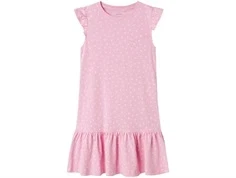 Name It kjole pink med musling print